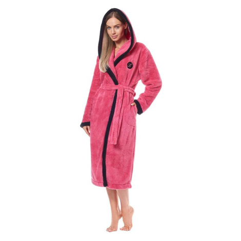 Dámský župan Ema malinový dlouhý L&L Collection