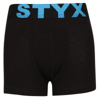 Dětské boxerky Styx sportovní guma černé (GJ961) 4-5