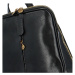 Luxusní dámský kožený batoh Robin, černá