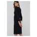 Šaty Lauren Ralph Lauren černá barva, mini, jednoduchý