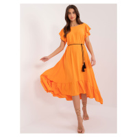 MI SK 59101 šaty.31 jasně oranžová