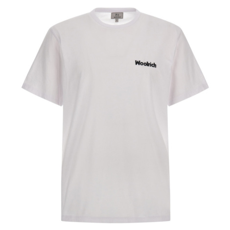 Tričko woolrich outdoor t-shirt bílá
