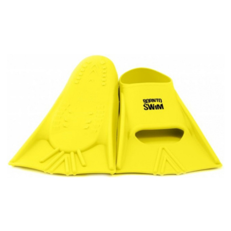 Dětské plavecké ploutve borntoswim junior short fins yellow