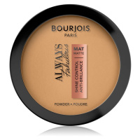 Bourjois Always Fabulous matující pudr odstín Golden Vanilla 10 g