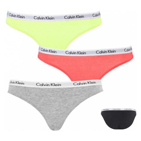 Calvin Klein kalhotky QD3588E 3 pack OPB - Vícebarevné