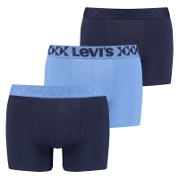 3PACK pánské boxerky Levis modré