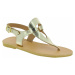 Attica Sandals ARTEMIS CALF GOLD Zlatá