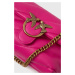 Kožená kabelka Pinko růžová barva, 100040.A0F2