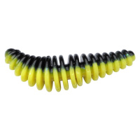 Berkley gumová nástraha powerbait power pupa black sunshine yellow - 4,5 cm 8 ks
