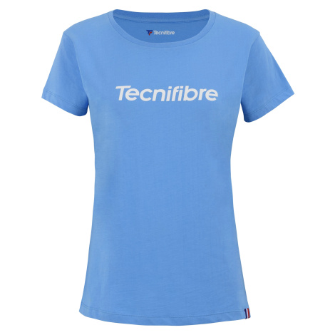 Dámské tričko Tecnifibre Club Cotton Tee Azur