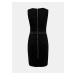 Fialovo-černé pouzdrové šaty s.Oliver