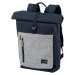 Travelite Basics Roll-up Backpack Navy/Grey