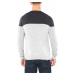 pánský merino svetr ICEBREAKER Mens Shearer Crewe Sweater, CHAR HTHR/STEEL HTHR