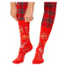 HAPPY SOCKS HO HO HO Klasické ponožky, červená, velikost