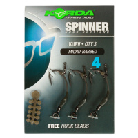 Korda háčky spinner hook sections kurv-velikost 4