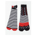 mshb&g Striped Cats Girl's Knee Socks Set of 2