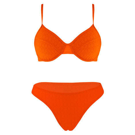Sarina Color dámské plavky nevyztužené oranžová