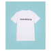 Dámské tričko Converse GLOSSY WORDMARK TEE bílá