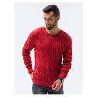 Červený pánský svetr Ombre Clothing E195