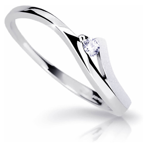 Cutie Diamonds Půvabný prsten z bílého zlata s briliantem DZ6818-1718-00-X-2 Cutie Jewellery