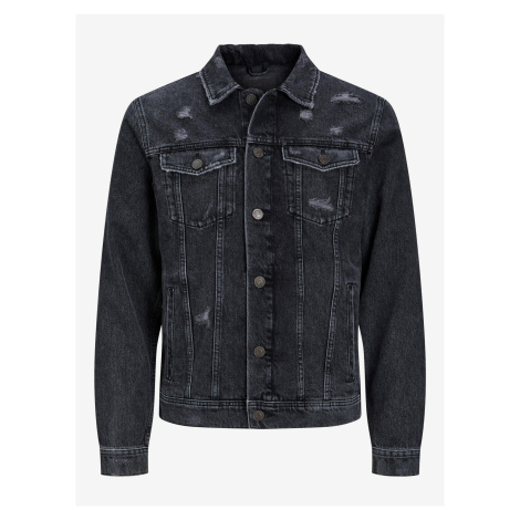 Černá džínová bunda Jack & Jones Jean - Pánské