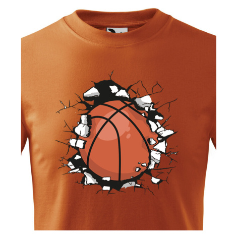 Dětské tričko basketbalový míč - tričko pro milovníky basketbalu BezvaTriko