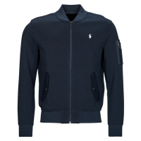 Polo Ralph Lauren SWEAT BOMBER EN DOUBLE KNIT TECH Tmavě modrá