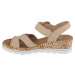 BÉŽOVÉ DÁMSKÉ SANDÁLY RIEKER SANDALS 67173-60 Béžová