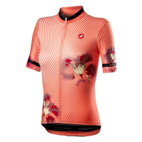 Dámský cyklistický dres Castelli Primavera Jersey Peach Echo