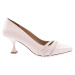 DGN 3215-23y Women's Ordered Silver Stones Pointed Toe and Goblet Heels.