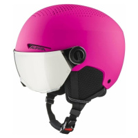 Alpina Zupo Visor Q-Lite Junior Ski helmet Pink Matt Lyžařská helma