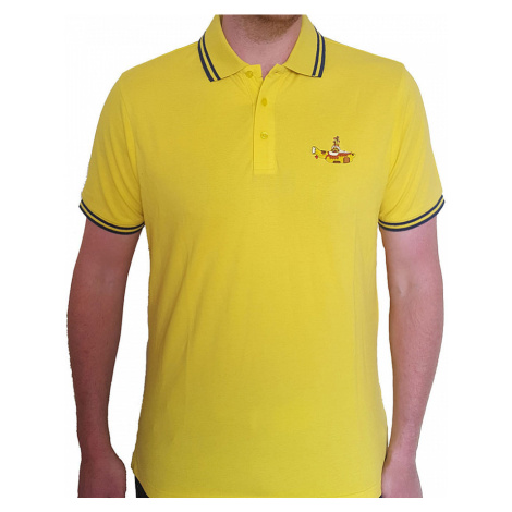 The Beatles tričko, Yellow Submarine Polo Yellow, pánské RockOff