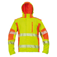 Cerva Latton Pánská softshellová bunda 03010381 žlutá/oranžová