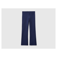 Benetton, Flared Leggings In Stretch Cotton