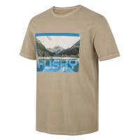 Pánské bavlněné triko HUSKY Tee Lake M beige