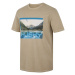Pánské bavlněné triko HUSKY Tee Lake M beige