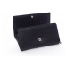 Dámská kožená € peněženka DELAMI, Luxury BLACK