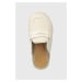 Pantofle JW Anderson Loafer Espadrillas dámské, béžová barva, na platformě, ANW42005C