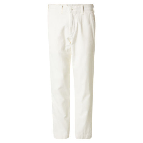 Abercrombie & Fitch Chino kalhoty bílá
