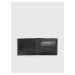 Černá pánská vzorovaná kožená peněženka Calvin Klein Jeans