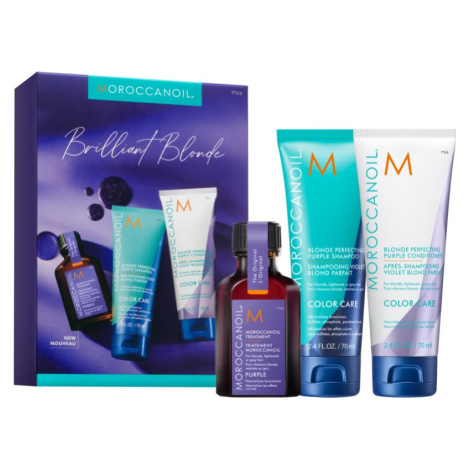 Moroccanoil Brilliant Blonde Set sada pro blond vlasy