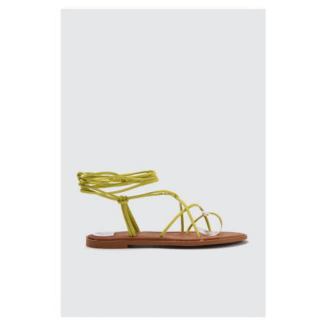 Trendyol Sandals - Green - Flat