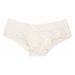 Victorias Secret krajkové brazilské kalhotky Floral Lace Cheeky Panty krémové