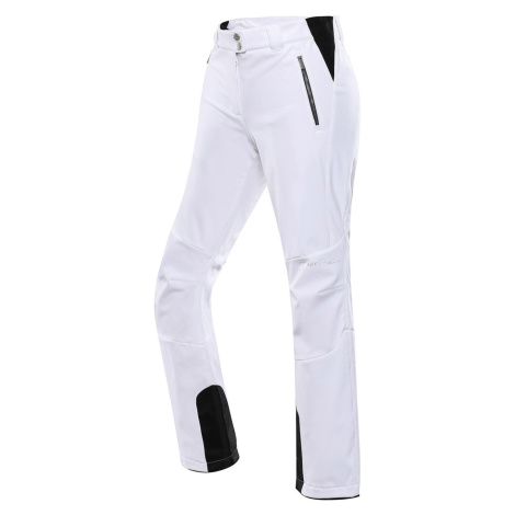Alpine Pro Hadema Dámské lyžařské kalhoty LPAY608 bílá