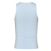 Tommy Jeans CAMISETA MUJER RIB AZUL DW0DW14875 Modrá