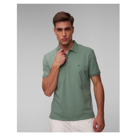 Pánské Polo C.p. Company V Khaki Barevném Odstínu CP COMPANY