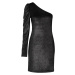 Bonprix RAINBOW třpytivé sametové šaty Barva: Černá, Mezinárodní