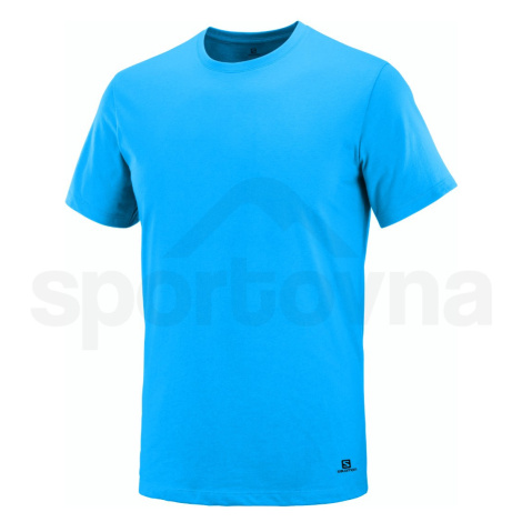Pánské tričko Salomon Promo SS TEE - modrá