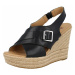 UGG Páskové sandály 'CLAUDEENE' černá