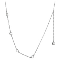 Evolution Group Stříbrný náhrdelník s kostičkami 62014